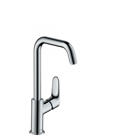 Monomando de Lavabo con Vacíador Automático y Caño Giratorio