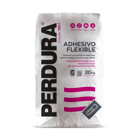 Adhesivo Flexible Perdura Blanco 20 Kg