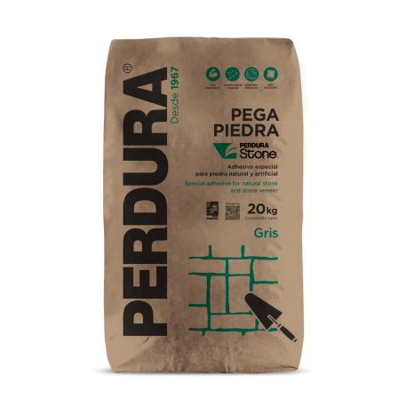 Pega Piedra Perdura 20 Kg