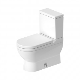 Sanitario Two Piece tarck 3 Con Asiento Blanco