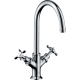Mezclador bimando de lavabo 210 y vaciador automático